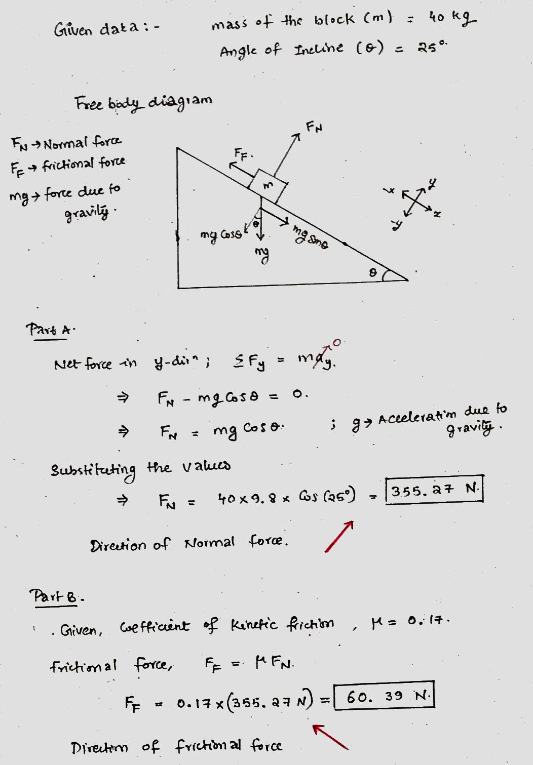 Physics homework question answer, step 1, image 1